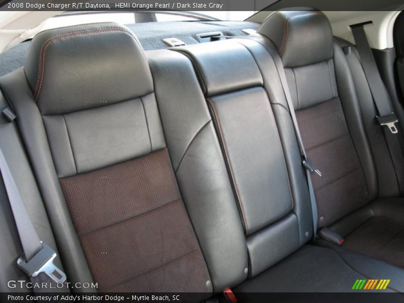 HEMI Orange Pearl / Dark Slate Gray 2008 Dodge Charger R/T Daytona