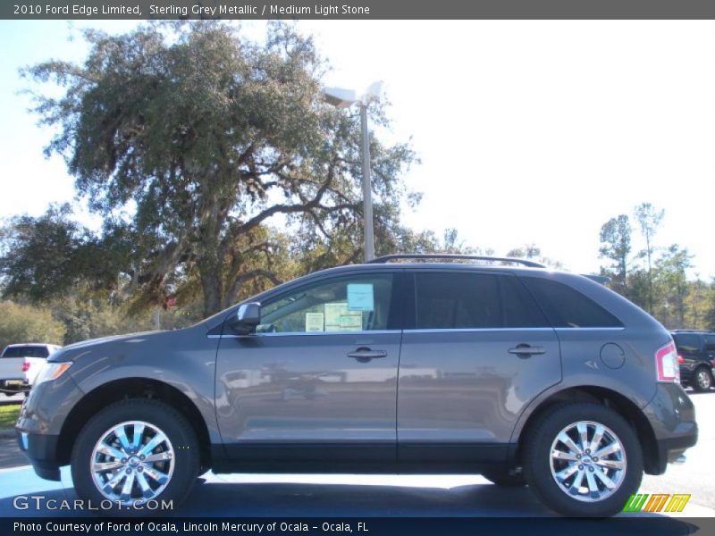 Sterling Grey Metallic / Medium Light Stone 2010 Ford Edge Limited