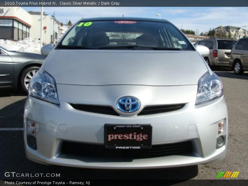 Classic Silver Metallic / Dark Gray 2010 Toyota Prius Hybrid IV