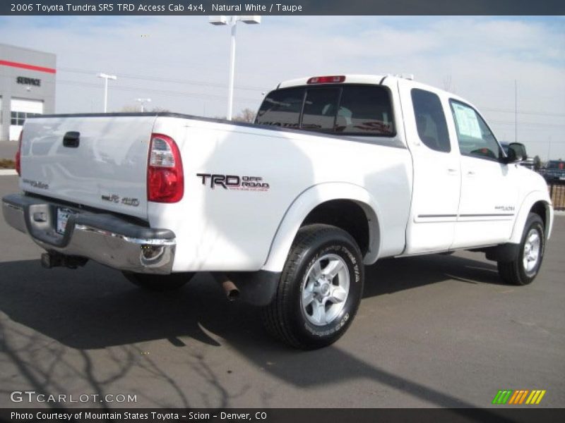 Natural White / Taupe 2006 Toyota Tundra SR5 TRD Access Cab 4x4