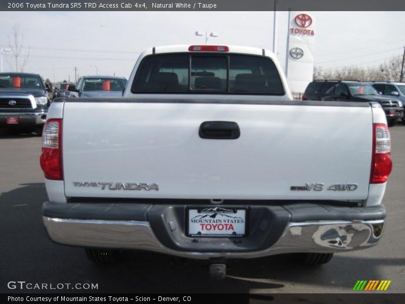 Natural White / Taupe 2006 Toyota Tundra SR5 TRD Access Cab 4x4