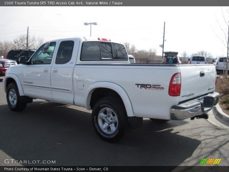 Natural White / Taupe 2006 Toyota Tundra SR5 TRD Access Cab 4x4