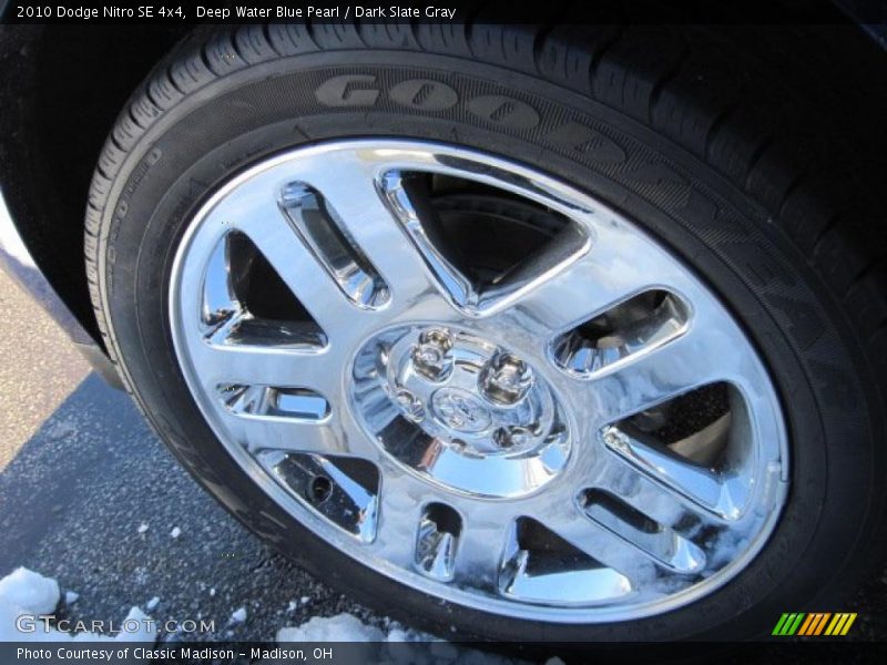 Deep Water Blue Pearl / Dark Slate Gray 2010 Dodge Nitro SE 4x4