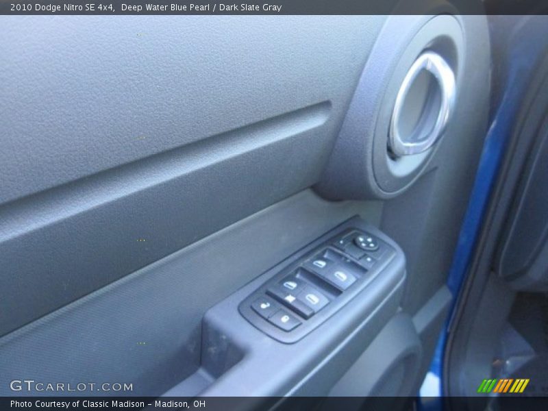 Deep Water Blue Pearl / Dark Slate Gray 2010 Dodge Nitro SE 4x4