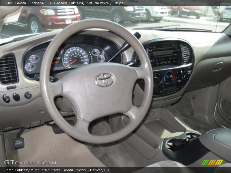 Natural White / Taupe 2006 Toyota Tundra SR5 TRD Access Cab 4x4