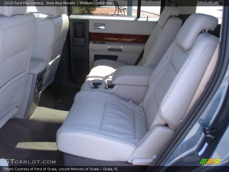 Steel Blue Metallic / Medium Light Stone 2010 Ford Flex Limited