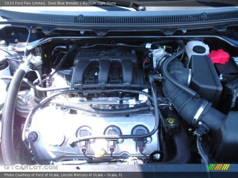Steel Blue Metallic / Medium Light Stone 2010 Ford Flex Limited
