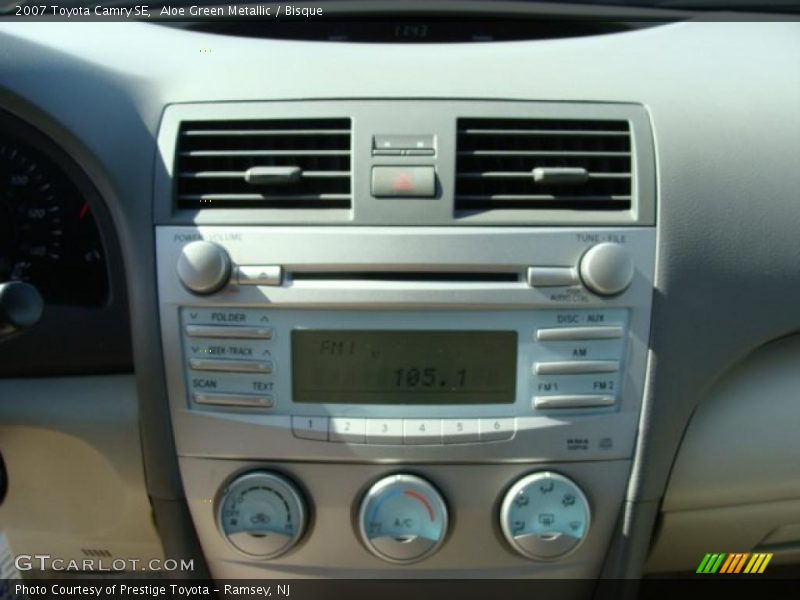 Aloe Green Metallic / Bisque 2007 Toyota Camry SE