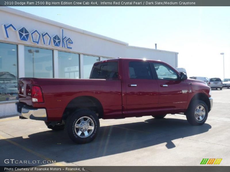 Inferno Red Crystal Pearl / Dark Slate/Medium Graystone 2010 Dodge Ram 2500 Big Horn Edition Crew Cab 4x4