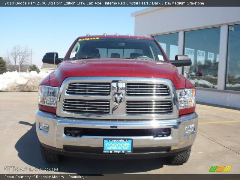 Inferno Red Crystal Pearl / Dark Slate/Medium Graystone 2010 Dodge Ram 2500 Big Horn Edition Crew Cab 4x4