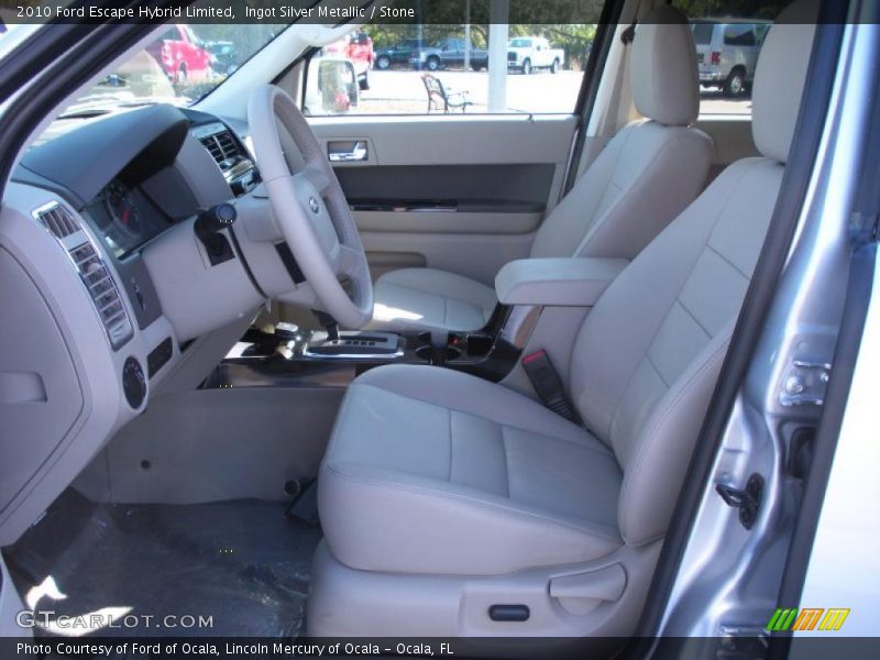 Ingot Silver Metallic / Stone 2010 Ford Escape Hybrid Limited