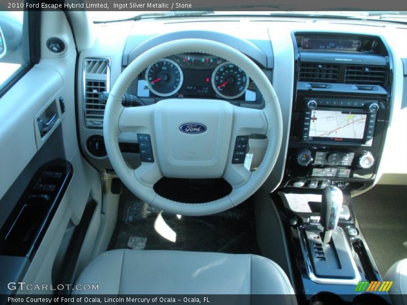Ingot Silver Metallic / Stone 2010 Ford Escape Hybrid Limited