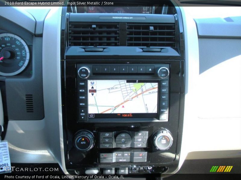 Ingot Silver Metallic / Stone 2010 Ford Escape Hybrid Limited