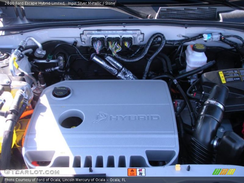Ingot Silver Metallic / Stone 2010 Ford Escape Hybrid Limited