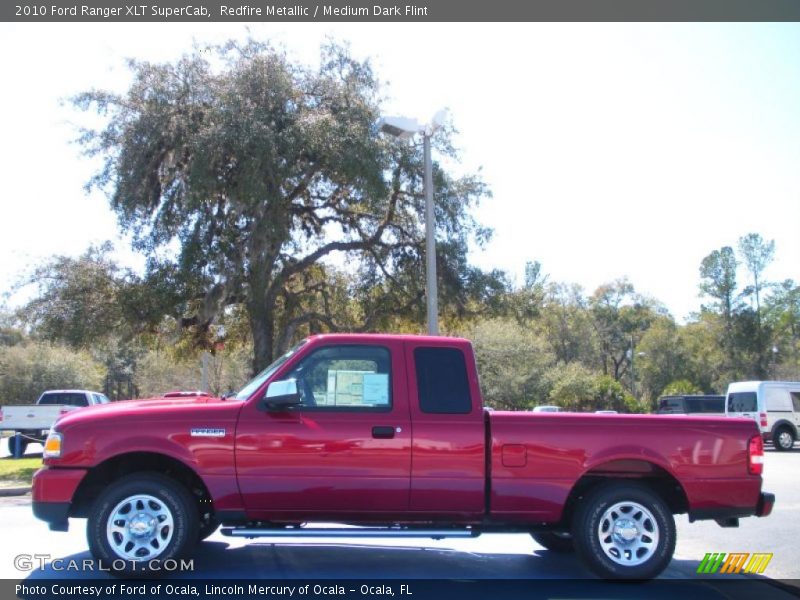Redfire Metallic / Medium Dark Flint 2010 Ford Ranger XLT SuperCab
