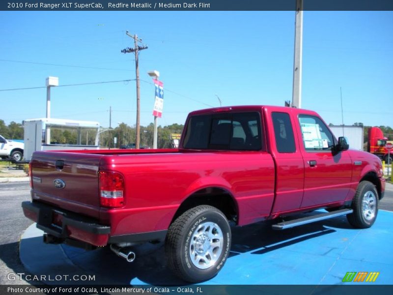 Redfire Metallic / Medium Dark Flint 2010 Ford Ranger XLT SuperCab