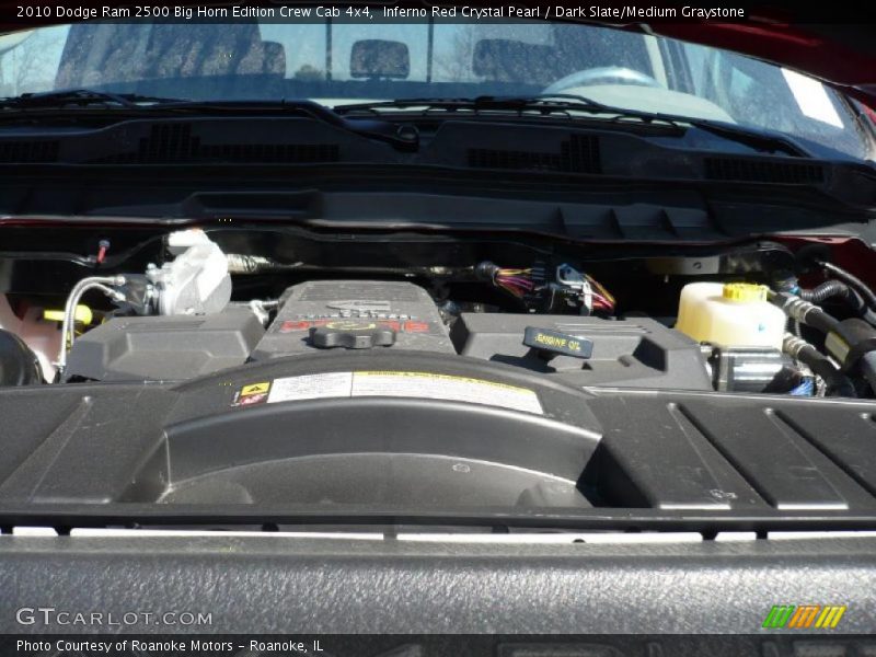 Inferno Red Crystal Pearl / Dark Slate/Medium Graystone 2010 Dodge Ram 2500 Big Horn Edition Crew Cab 4x4
