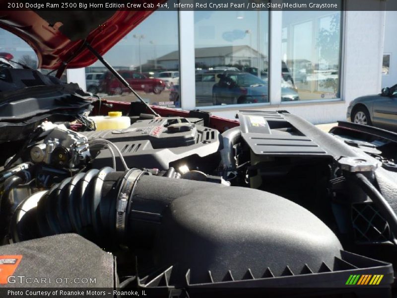 Inferno Red Crystal Pearl / Dark Slate/Medium Graystone 2010 Dodge Ram 2500 Big Horn Edition Crew Cab 4x4