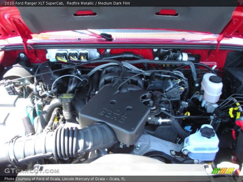 Redfire Metallic / Medium Dark Flint 2010 Ford Ranger XLT SuperCab
