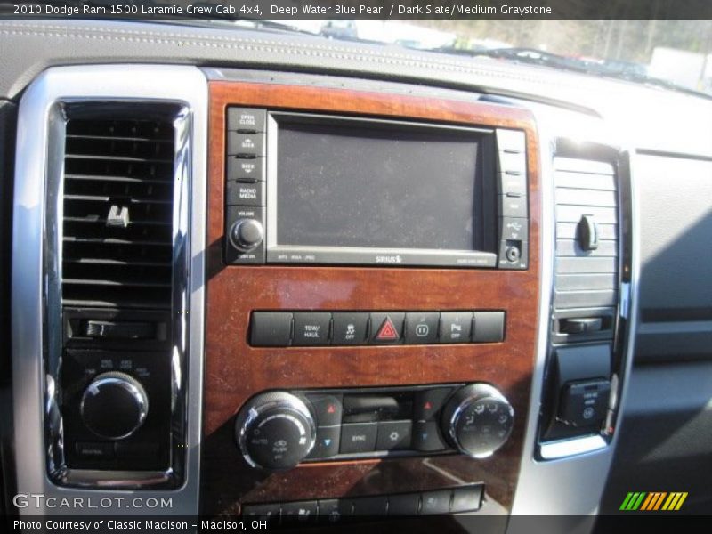 Deep Water Blue Pearl / Dark Slate/Medium Graystone 2010 Dodge Ram 1500 Laramie Crew Cab 4x4