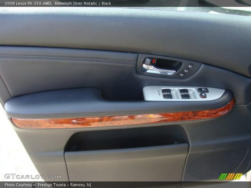 Millenium Silver Metallic / Black 2008 Lexus RX 350 AWD