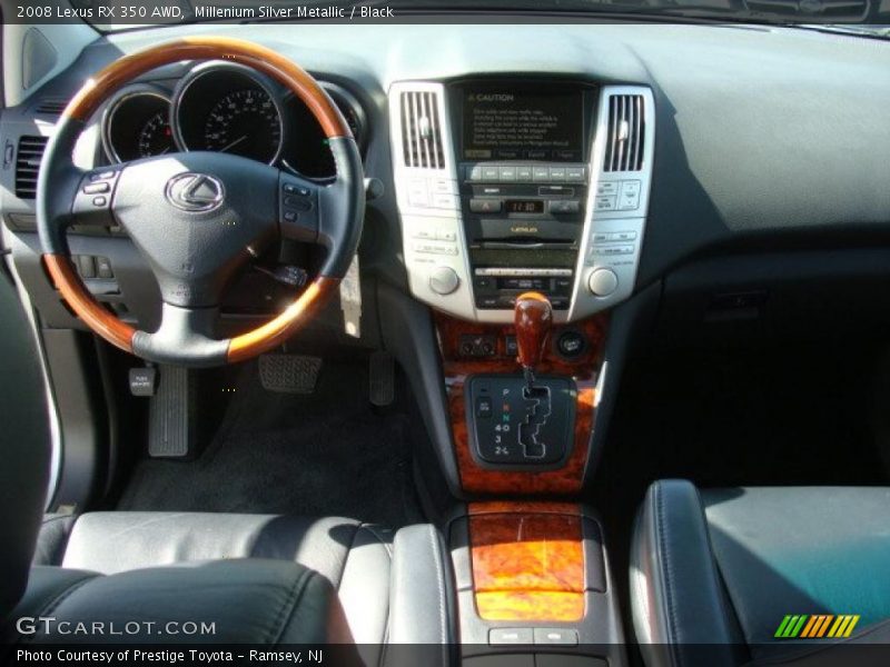 Millenium Silver Metallic / Black 2008 Lexus RX 350 AWD