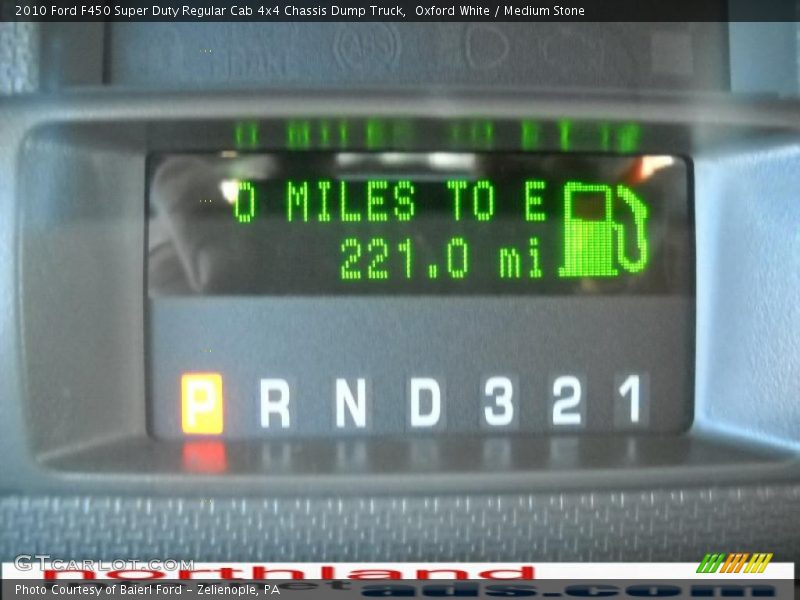 Oxford White / Medium Stone 2010 Ford F450 Super Duty Regular Cab 4x4 Chassis Dump Truck