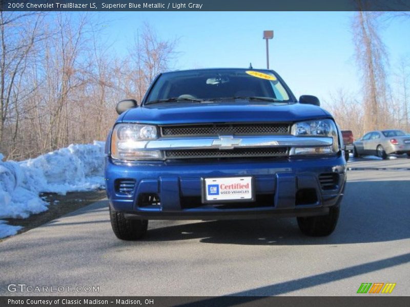 Superior Blue Metallic / Light Gray 2006 Chevrolet TrailBlazer LS