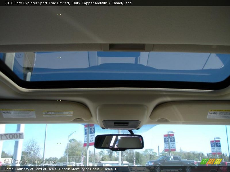 Dark Copper Metallic / Camel/Sand 2010 Ford Explorer Sport Trac Limited