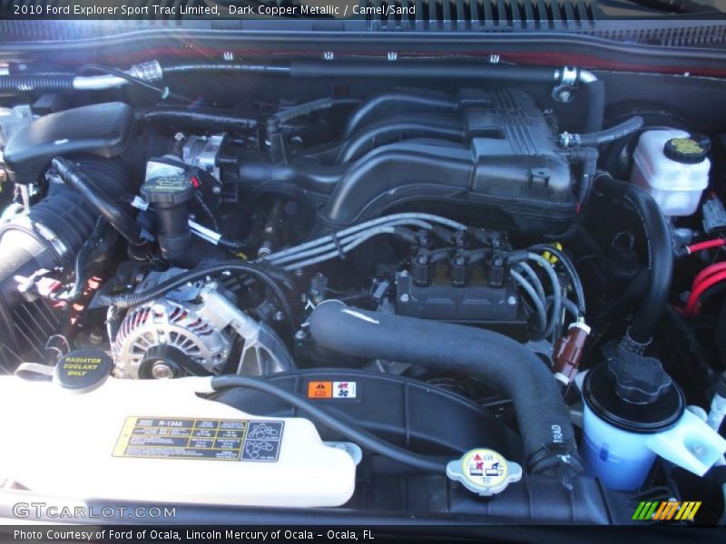 Dark Copper Metallic / Camel/Sand 2010 Ford Explorer Sport Trac Limited