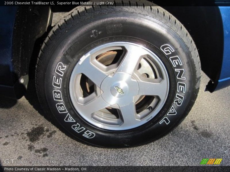 Superior Blue Metallic / Light Gray 2006 Chevrolet TrailBlazer LS