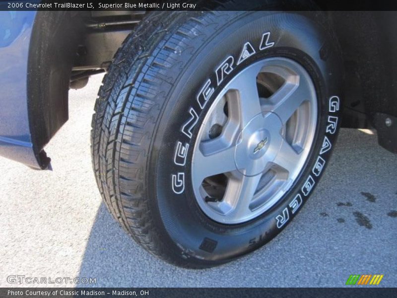 Superior Blue Metallic / Light Gray 2006 Chevrolet TrailBlazer LS