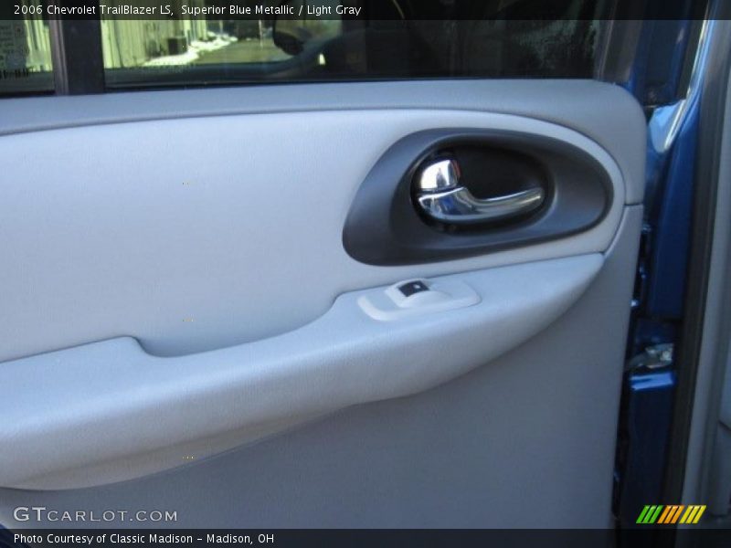 Superior Blue Metallic / Light Gray 2006 Chevrolet TrailBlazer LS