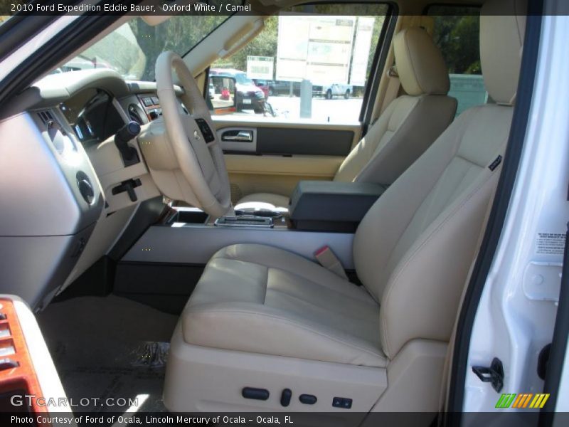 Oxford White / Camel 2010 Ford Expedition Eddie Bauer