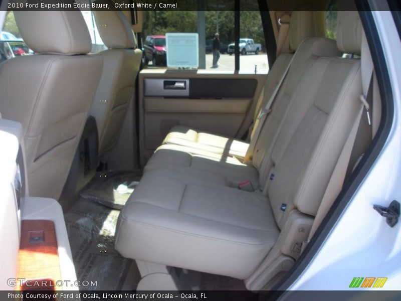 Oxford White / Camel 2010 Ford Expedition Eddie Bauer