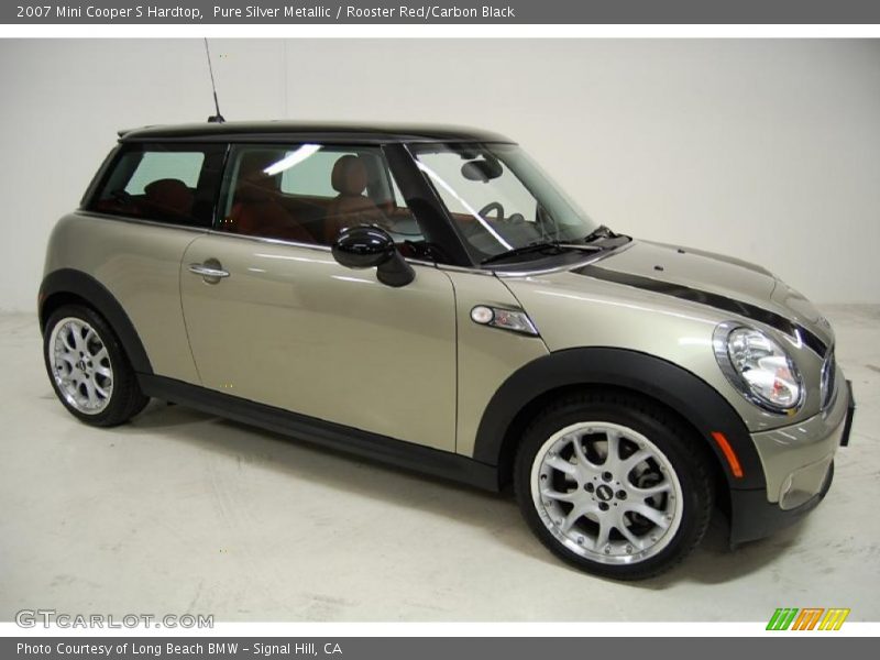 Pure Silver Metallic / Rooster Red/Carbon Black 2007 Mini Cooper S Hardtop