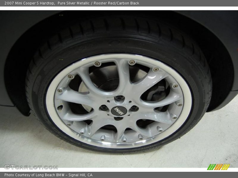 Pure Silver Metallic / Rooster Red/Carbon Black 2007 Mini Cooper S Hardtop