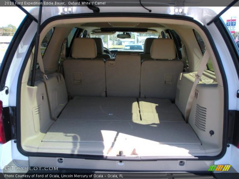 Oxford White / Camel 2010 Ford Expedition Eddie Bauer