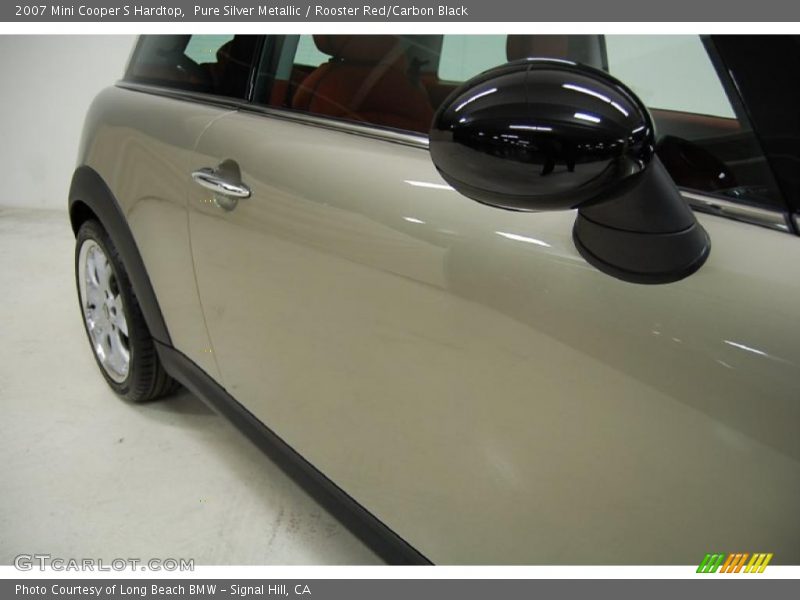Pure Silver Metallic / Rooster Red/Carbon Black 2007 Mini Cooper S Hardtop