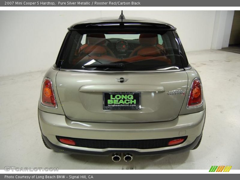 Pure Silver Metallic / Rooster Red/Carbon Black 2007 Mini Cooper S Hardtop
