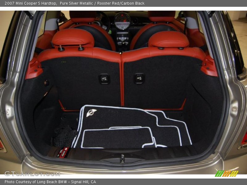 Pure Silver Metallic / Rooster Red/Carbon Black 2007 Mini Cooper S Hardtop