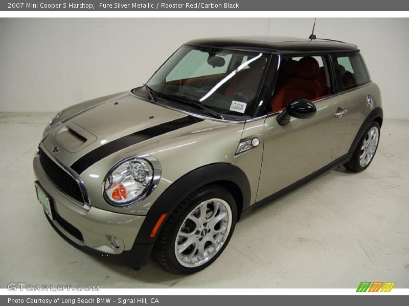 Pure Silver Metallic / Rooster Red/Carbon Black 2007 Mini Cooper S Hardtop