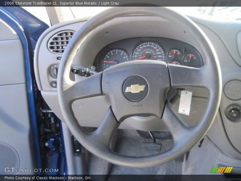 Superior Blue Metallic / Light Gray 2006 Chevrolet TrailBlazer LS