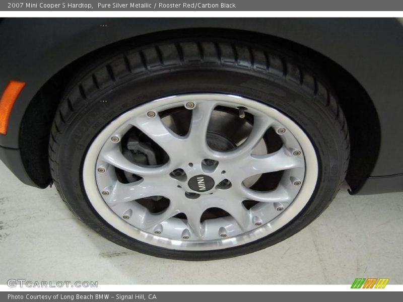 Pure Silver Metallic / Rooster Red/Carbon Black 2007 Mini Cooper S Hardtop