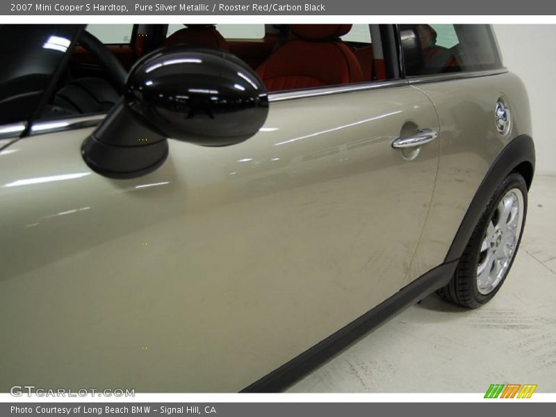 Pure Silver Metallic / Rooster Red/Carbon Black 2007 Mini Cooper S Hardtop