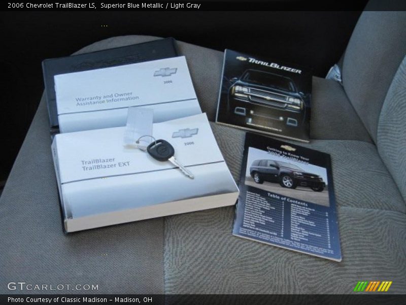Superior Blue Metallic / Light Gray 2006 Chevrolet TrailBlazer LS