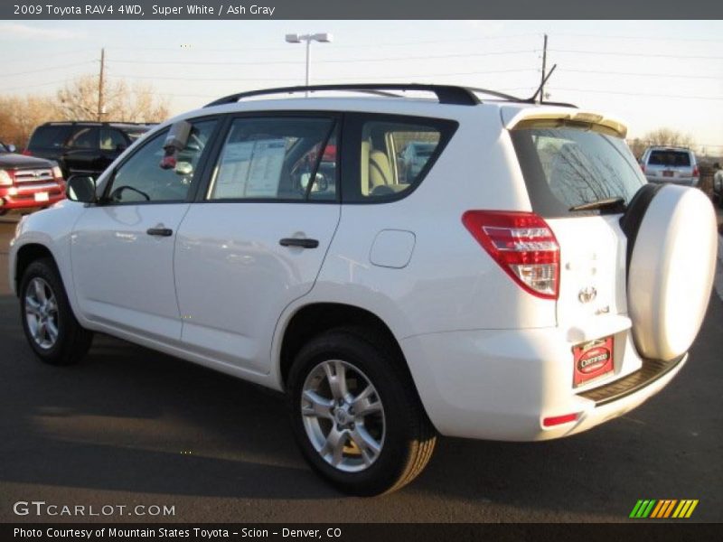 Super White / Ash Gray 2009 Toyota RAV4 4WD