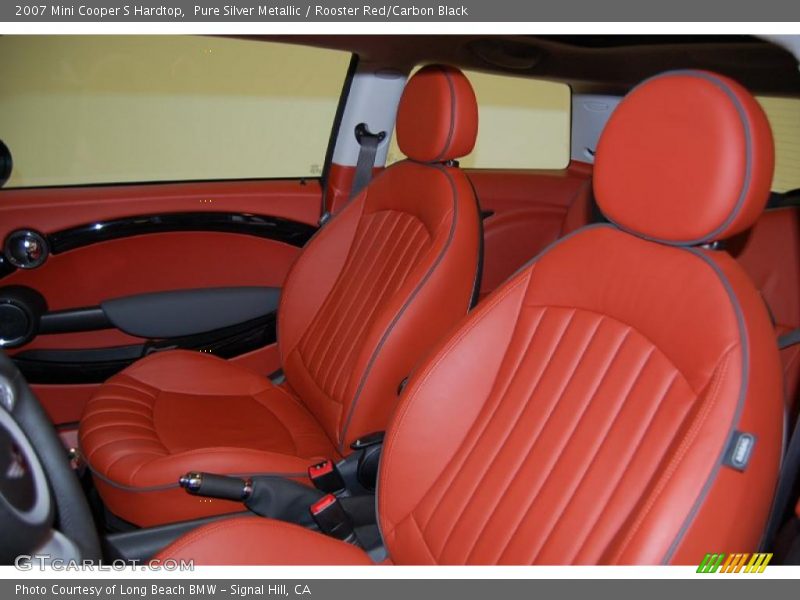Pure Silver Metallic / Rooster Red/Carbon Black 2007 Mini Cooper S Hardtop
