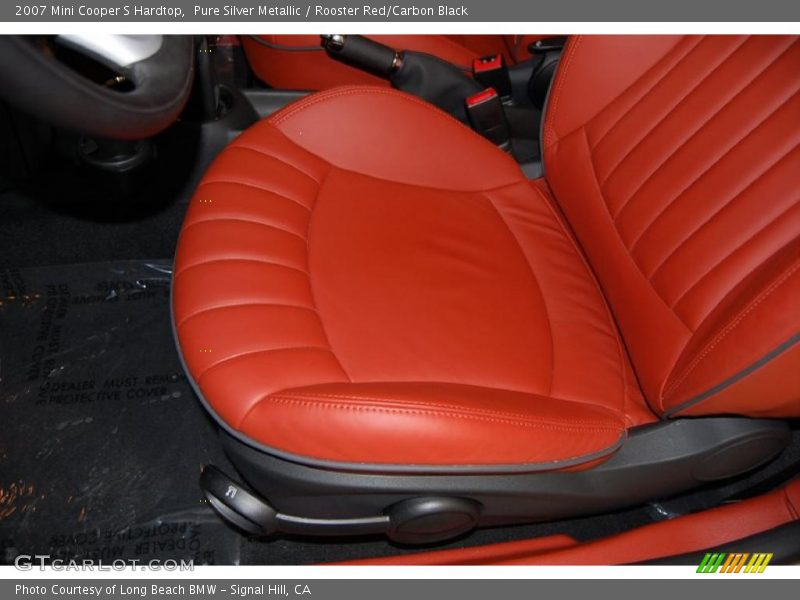Pure Silver Metallic / Rooster Red/Carbon Black 2007 Mini Cooper S Hardtop