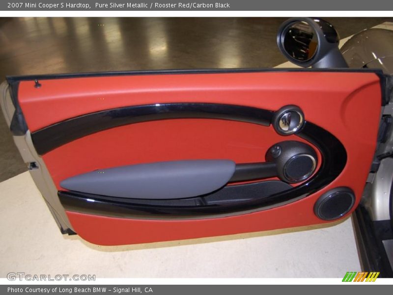 Pure Silver Metallic / Rooster Red/Carbon Black 2007 Mini Cooper S Hardtop